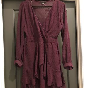 Haute Monde purple dress Size Small
